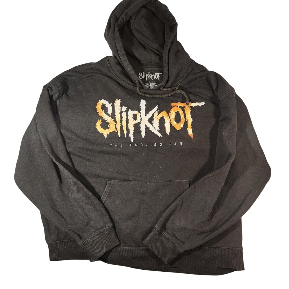 Slipknot The End So Far Band Hoodie Mens XL Black Graphic Pullover 2022 Bravado